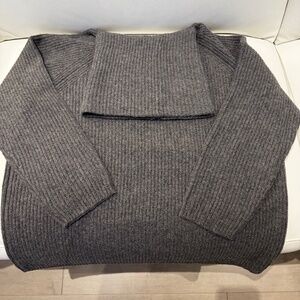 NWT - MbyMshop M/L Charcoal grey turtleneck sweater M/L